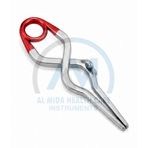 Al Mida Surgical <b>Instrument</b> Manual CE ISO13485 Certified Class II Stainless Steel Red Handle Vascular Surgery Ergonomic 1 Year - Product Image 2