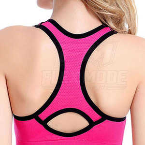 Sujetador Deportivo de Compresión Simple para Mujer, de Alta Calidad, Elástico, Transpirable, Ecológico, de Spandex/Poliéster, para Fitness y Running - Product Image 4