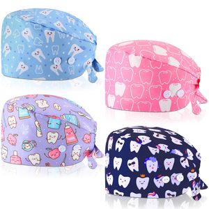 Doctor Hats Unisex Surgical Scrub Caps <b>Nurses</b> Professional Quick Dry Breathable Comfortable Hair Protection Medical Use Worsted - Product Image 1