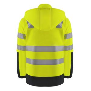 Chaqueta de seguridad personalizada para trabajadores, diseño personalizado con cremallera de alta calidad y bolsillos para herramientas. - Product Image 6