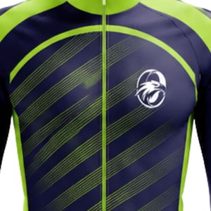 Ensemble de cyclisme vert marine pour hommes, maillot et short, uniforme de vélo professionnel, léger, respirant, vêtements de cyclisme sur route et en montagne - Product Image 5
