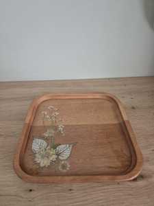 Luxury Wooden Tray Best Quality Top Selling Durable Eco Friendly Serving <b>Decorative</b> Home <b>Kitchen</b> Use Design Style - Product Image 4