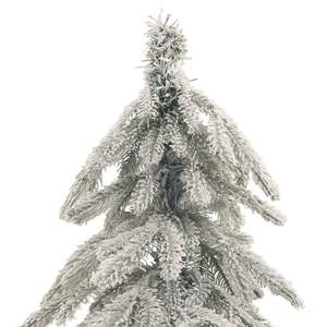 Sapin de Noël artificiel en polyéthylène blanc de 82,7 pouces de hauteur - Product Image 4