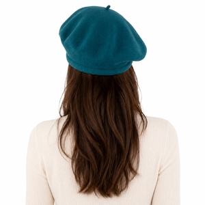 Unisex Custom Color <b>Beret</b> Cap Soft Wool Style French Hat Classic Casual Fashion Warm Elegant Headwear Classic Look Warm Comfort - Product Image 2