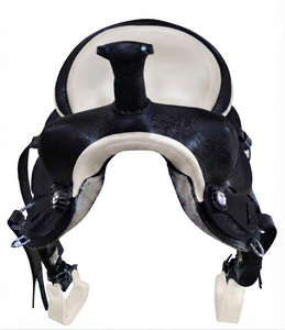 Saddle Maker WWHSO5755PP Selle Western en Cuir Faite à la Main Durable pour Enfants, avec Arceau en Bois et Quincaillerie Nickelée SUS304, Confortable 1 - Product Image 6