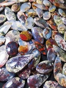 100% Natural <b>Moss</b> <b>Agate</b> Gemstone Green Dendritic Loose Stone Cabochon Faceted Crystal for Jewellery Making Wholesale Price, - Product Image 3