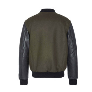 Customized Unique Design Eco-Friendly Men <b>Letterman</b> <b>Jacket</b> with Stand Collar Front Logo Breathable Comfortable Winter <b>Jacket</b> - Product Image 5