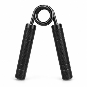 Entrenador de Fuerza de Agarre Ajustable con Mango de Acero y Resorte Rojo, Equipo de Fitness con Contador Digital para Ejercicios de Dedos - Product Image 1