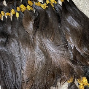 Cheveux vierges vietnamiens de qualité supérieure, coupés d'un seul donneur, 100 % cuticules alignées, vente en gros, sans perte ni emmêlement, cheveux en vrac - Product Image 1