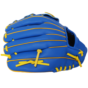 Blue Synthetic Insulated <b>Baseball</b> Glove H-Web Left-handed Full Finger Hook and Loop Closure Adult Non-Slip Catcher - Product Image 2