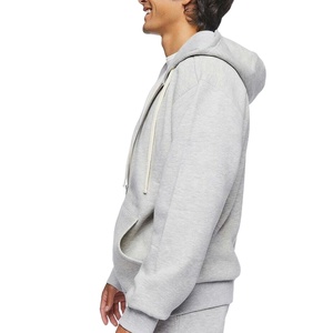 Sweat à capuche zippé personnalisé pour homme, collection automne, vente en gros, épais, imperméable, avec fermeture éclair, prix bas, thermique - Product Image 3