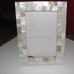 Cadre photo unique en nacre 100% fait main, écologique, peint à la main, taille personnalisée pour la maison, l'hôtel, le restaurant - Product Image 3