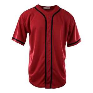 Maillot de baseball personnalisé pour équipe, style streetwear, extérieur, meilleure qualité, design sur mesure. - Product Image 1