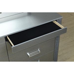 Commode Lorenzo en argent - Product Image 4