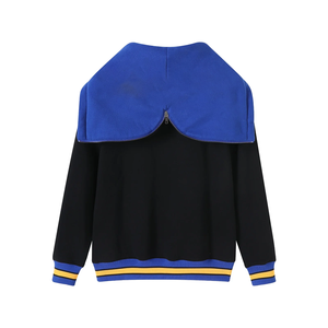 Sweat à capuche d'hiver noir SGRho avec broderie chenille lettres grecques, vêtement de sororité, pull en molleton de coton premium, style universitaire - Product Image 2