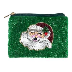 Porte-monnaie élégant et tendance avec broderie à la main, design perlé de qualité supérieure, motif Tigre unique et raffiné - Product Image 2