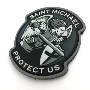 Nouveaux patchs en caoutchouc PVC à logo gaufré, design tendance, logo et taille personnalisés, patchs en caoutchouc PVC en gros, sur mesure - Product Image 3