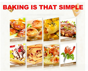 Four à pizza électrique commercial à double plaque chauffante rapide avec pierre de 400x400mm pour pizzeria et snack-bar - Product Image 6