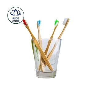 Cepillo de Dientes de Bambú Saludable de Alta Calidad |   Juego de Cepillos de Dientes de Bambú Naturales y Sostenibles para Niños - Product Image 1