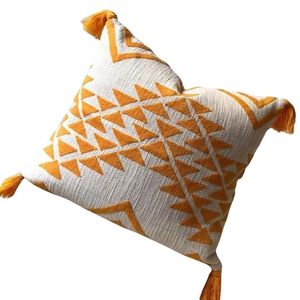 Minimalist Geometric Woven Cotton Cushion Soft Printed Breathable Fabric Minimalist <b>Throw</b> Pillow <b>Cover</b> for Couch Bench Armchair - Product Image 1