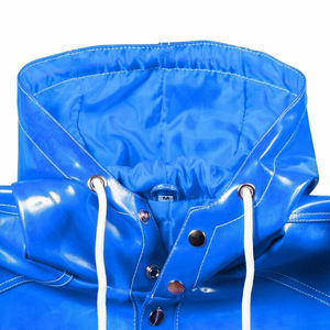 Chaqueta de Trabajo Industrial Impermeable Unisex de PVC - Impermeable Resistente con Logotipo Frontal - Product Image 6