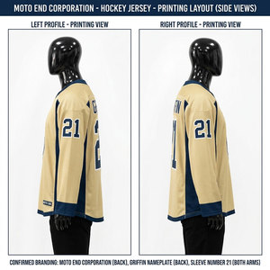 Maillots de hockey sur glace personnalisés du Pakistan avec manches courtes et design du drapeau - Uniforme de haute qualité - Product Image 3