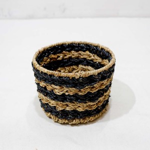 Natural Seagrass Woven <b>Round</b> Storage <b>Basket</b> Set Eco-friendly Nesting Home Organizer - Product Image 5