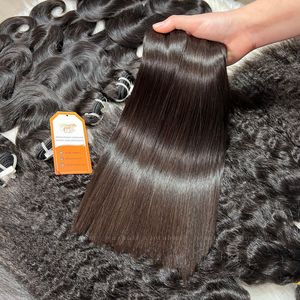 Wholesale 100% Raw Virgin Cuticle Aligned Vietnamese <b>Hair</b> Remy Extensions Silk Straight Double Drawn Large Stock - Product Image 1