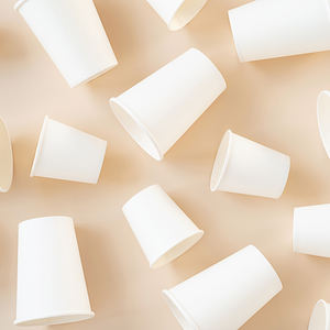 Gobelets jetables biodégradables en bagasse de qualité alimentaire, écologiques et durables, haute résistance, certifiés vierges, de la marque KR Kupbo - Product Image 3