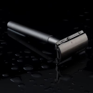 Rasoir de sécurité réglable à double tranchant en acier inoxydable, classique pour hommes, épilation douce à agressive, haute qualité, logo personnalisé - Product Image 2