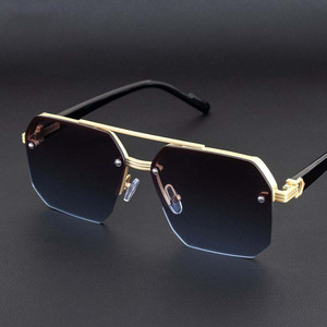 Luxury Wholesale Fashion <b>Sunglasses</b> Men Design Half Frame UV Resistant Sunshade Fishing <b>Sunglasses</b> for Men and Women <b>Sunglasses</b> - Product Image 4
