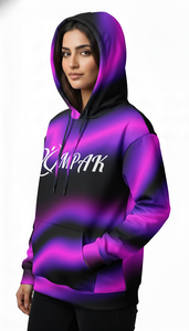 เสื้อฮู้ดดี้โอเวอร์ไซส์สไตล์โมเดิร์นสำหรับทุกเพศ พร้อมลายพิมพ์แบบซับลิเมชั่นเนียนสวย เหมาะสำหรับแฟชั่นสตรีทในชีวิตประจำวัน - Product Image 4