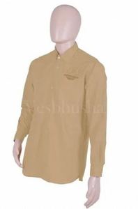 Camisa de Vestir Formal de Verano para Hombre, Ecológica, de Algodón, Manga Larga, Cuello Clásico, Ligera - Product Image 2