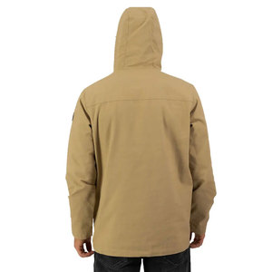 Custom Logo Canvas Windbreaker <b>Jacket</b> Turn-down Collar Customized High Quality <b>Men's</b> Winter Outdoor Wear Quick Dry Pattern - Product Image 6