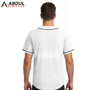 Maillot de baseball pour hommes, matériau respirant à séchage rapide, parfait pour l'entraînement en plein air et les jeux d'équipe, design durable - Product Image 5