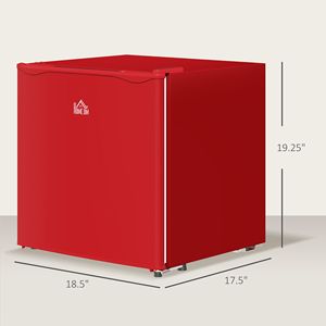Mini Congelatore Verticale da 1.1 Cu.Ft a Basso Consumo Energetico con Porta a Battente e Ripiani Rimovibili, Ideale per Uso Domestico e Alberghiero, Colore Rosso - Product Image 3