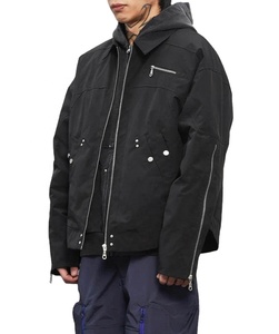 2024 usine personnalisée nouvelle automne décontracté tendance hommes Streetwear toile travailleur veste pour homme - Product Image 2