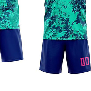 Conjunto de Camisetas de Fútbol Personalizadas Unisex de Alta Calidad con Mangas Cortas, Mezcla de Algodón de Secado Rápido - Product Image 5