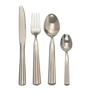 Juego de Cubiertos Duraderos de Metal, Cuchara, Tenedor y Cuchillo para el Hogar, Cocinas, Hoteles y Restaurantes - Product Image 1