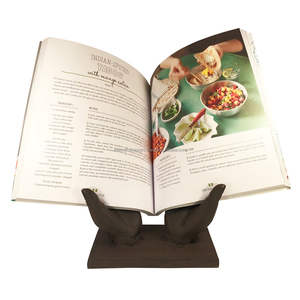 Soporte para libros de cocina de metal para interiores de cocina elegantes y manejo diario de recetas, suave, funcional, confiable y eficiente - Product Image 2