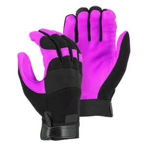 Professional Utility Mechanic <b>Gloves</b> Black Synthetic Leather Palm Breathable Safety Work <b>Gloves</b> Europe Wholesale - Product Image 6