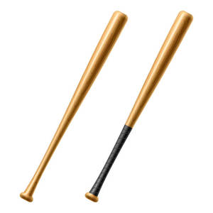 RX Sports Natural Wood <b>Baseball</b> <b>Bat</b>-Lightweight & Durable 54cm Length 0.3kg Weight for Outdoor Sports Training & Slugger Use - Product Image 4