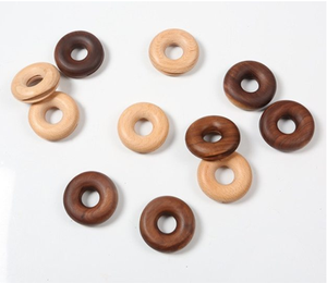 Scelleuse de sacs en bois multifonctionnelle, scelleuse de sacs à café, outils d'organisation de cuisine de qualité supérieure, forme élégante en forme de beignet - Product Image 2