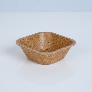 NatureBlend Rice Bran and Husk 6 oz Bowl 180 ml Disposable Biodegradable Natural Food Service Bowl - Product Image 4