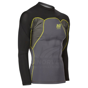Spandex Polyester Made Men Panel <b>Compression</b> <b>Shirt</b> Private Label Customized Men Panel <b>Compression</b> <b>Shirt</b> - Product Image 3