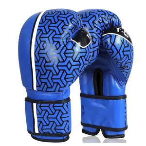 Gants de boxe et de MMA en cuir PU personnalisés de haute qualité OEM ODM, avec fermeture auto-agrippante et logo personnalisé, anti-humidité - Product Image 1