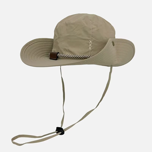 Sombrero de Pesca de Ala Ancha de Alta Calidad para Senderismo al Aire Libre, Sombrero de Pescador Personalizado con Cuerda Antiviento, Sombrero Tipo Bucket - Product Image 1