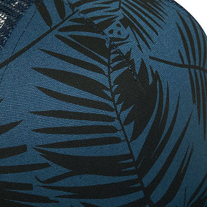 Tropical Leaf Print Mesh Snapback Cap Unisex Adjustable Flat Brim Casual <b>Hat</b> Spring <b>Summer</b> Style - Product Image 6