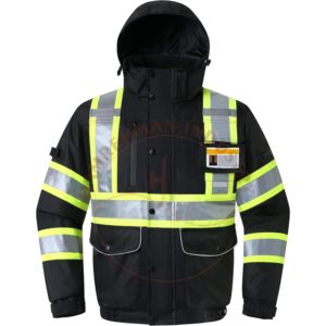 Veste de sécurité pour l'été, haute qualité, respirante, haute visibilité, vêtements de travail réfléchissants, softshell, longue, pour homme, imperméable - Product Image 2