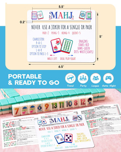 4 unidades de Marcadores de Líneas de Mahjong Americano Moderno, Accesorios de Mahjong, Regalos, Superposiciones para Lectura Guiada para TDAH y Dislexia - Product Image 4